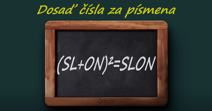 Algebrogram Dosad Cisla Za Pismena Slon