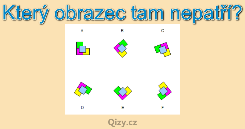 Ktery Obrazec Tam Nepatri Iq Test Qizy 5