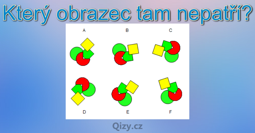 Ktery Obrazec Tam Nepatri Iq Test Qizy 6