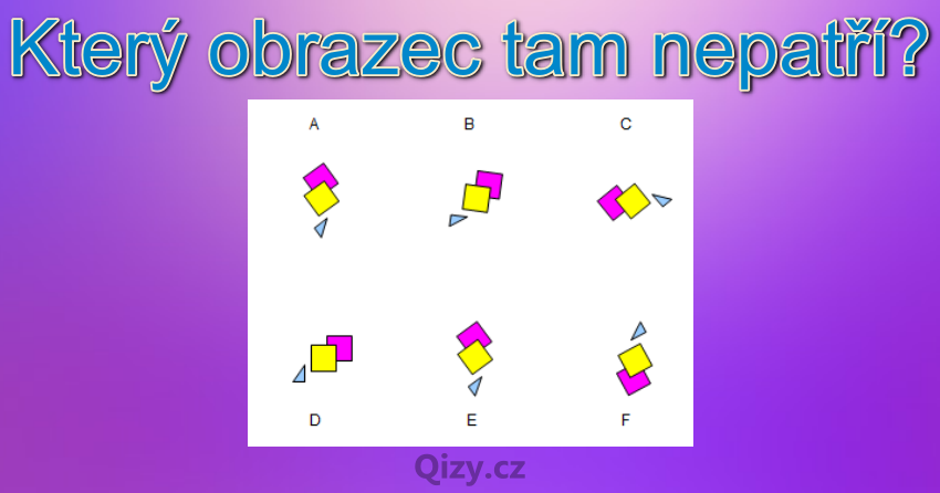 Ktery Obrazec Tam Nepatri Iq Test Qizy 8