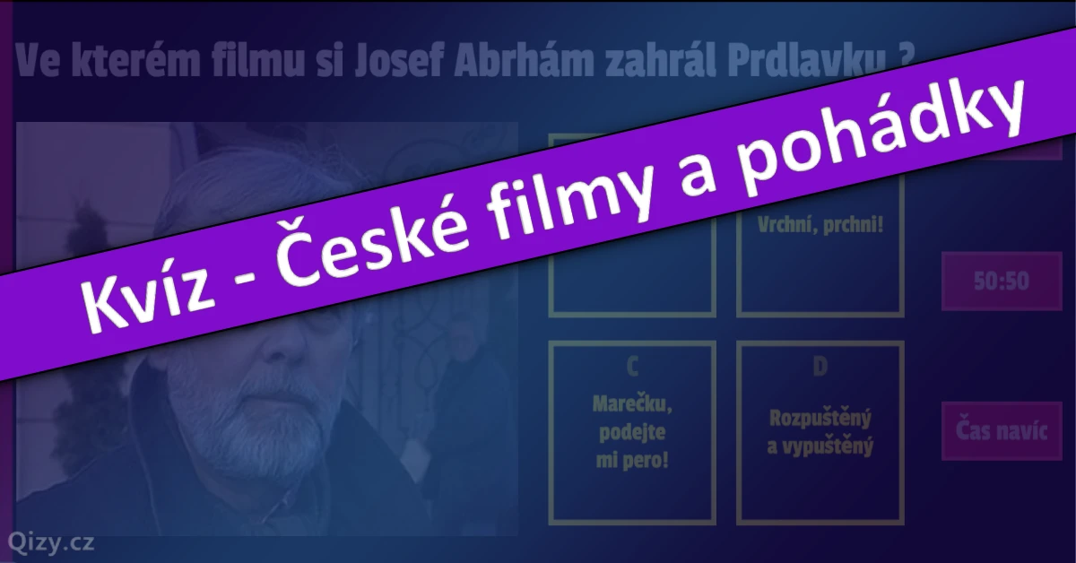 Kvíz – České filmy a pohádky